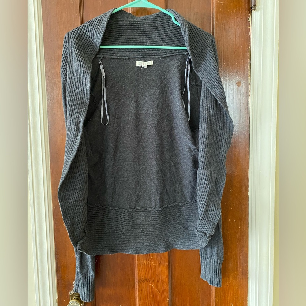 Gray cardigan from JJ BASICS